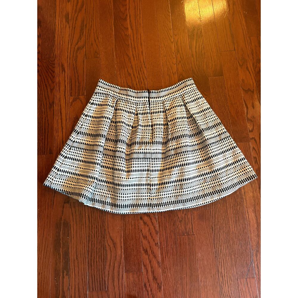 Freestyle Revolution Pleated Geometric Ikat Print Mini Skirt Size M - Picture 4 of 4